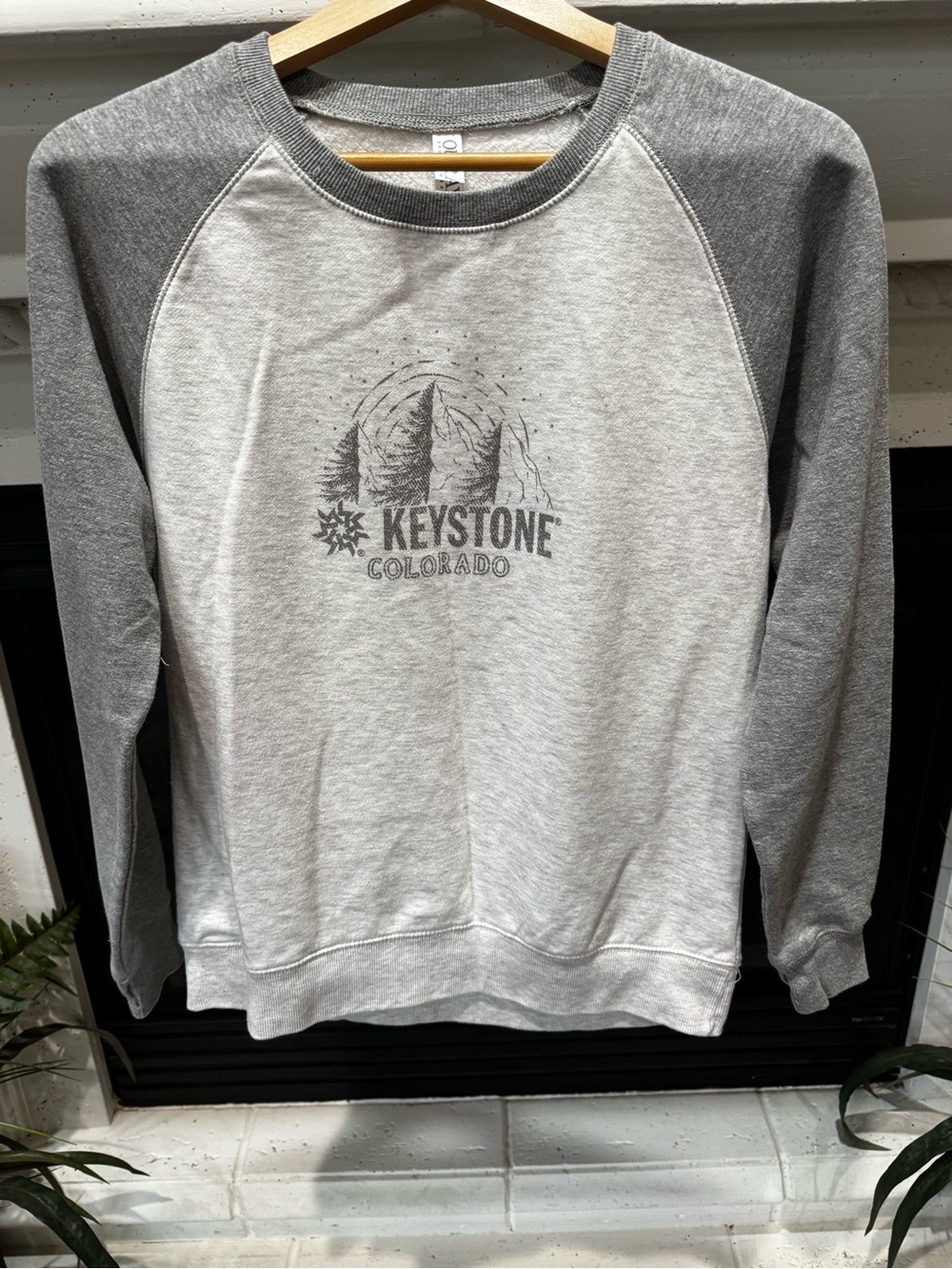 Oura Keystone Colorado Two-Tone Gray Crewneck Sweatshirt